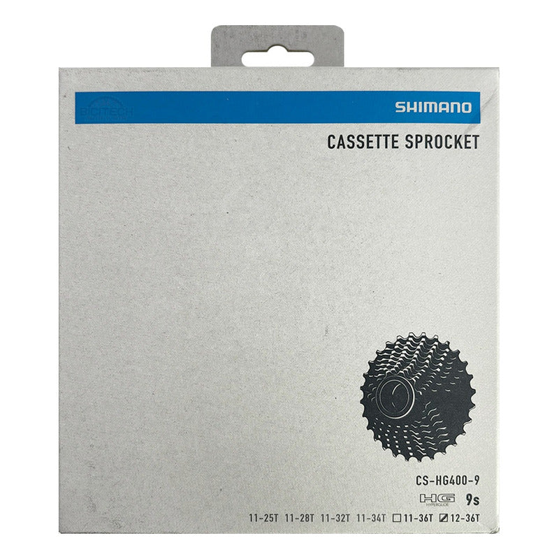 Pacha Shimano 9 Vel 12-36 Hg400 Alivio / Acera 12 36 Gris