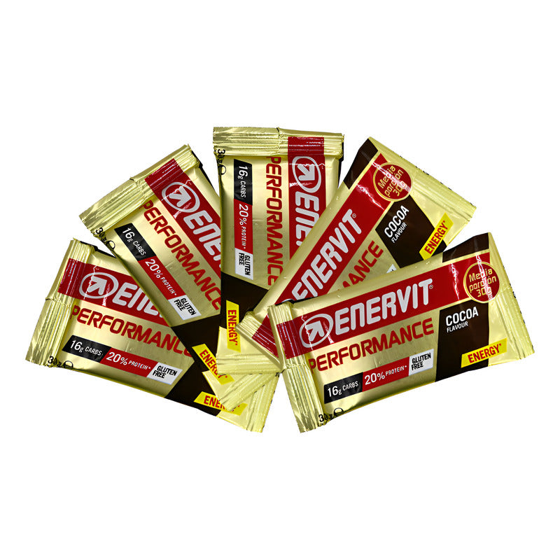 Barra Energética Enervit Performance 60 Gramos X 5 Unidades Cocao