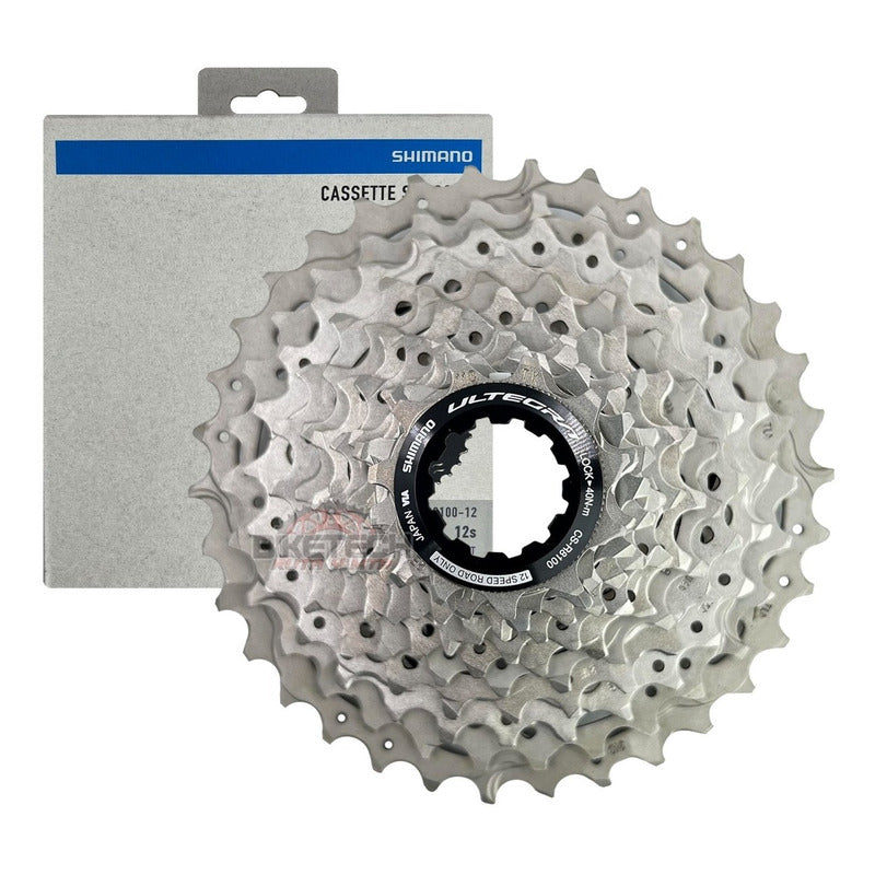 Cassette Pacha Shimano Ruta Ultegra R8100 12 Vel 11-34 - Gris - 11 - 34