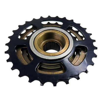 Pacha Sunrace Mf-m2a 6 Velocidades 14-28 Dientes Mtb Rosca Marrón Marrón Oscuro