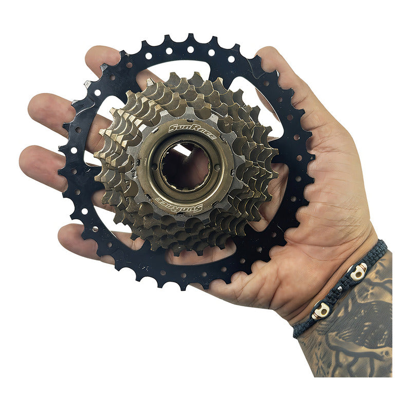 Pacha De Rosca 7 Velocidades Sunrace M300 Megarange 14-34 Mtb