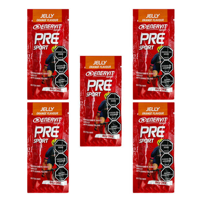 Gel Enervit Pre Sport 45ml X 5 Unidades Naranja