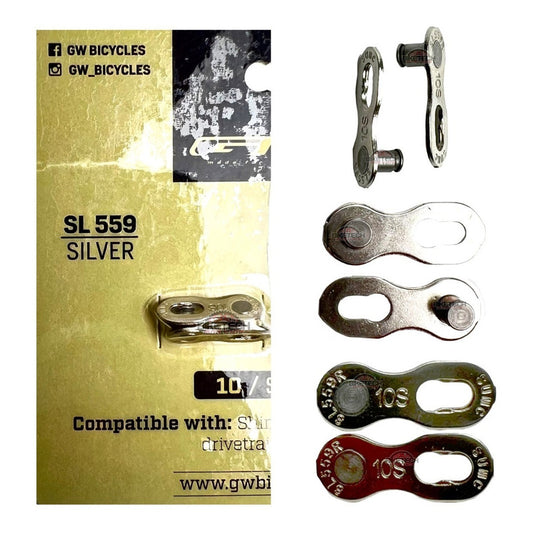 Eslabón/ Cierre Rápido 10v Gw Cadena Bicicleta Universal