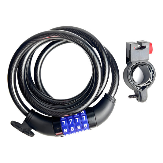 Candado Guaya Gw De Clave Seguro Para Bicicleta Moto Negro