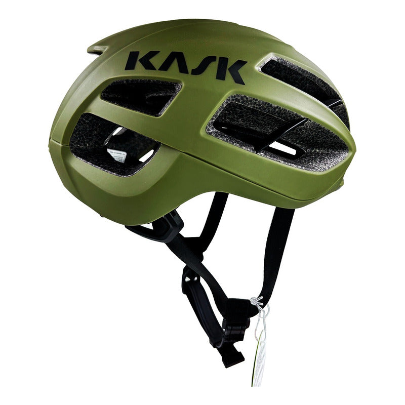 Casco Para Bicicleta Kask Protone Icon Original Ruta Mtb Verde Oliva