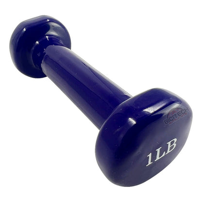 Kit De Mancuernas Sportfitness 1 Libras Pesas Encauchetadas Violeta Oscuro