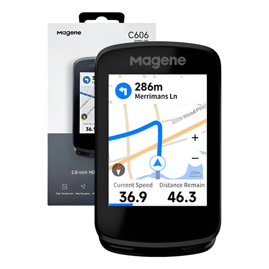 Ciclocomputador Táctil Gps Magene C606 Ciclismo Negro