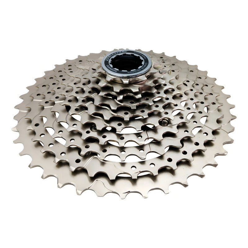 Pacha Cassette Shimano Deore M4100 10 Velocidades 11-42 Mtb - Plateado - 11 - 42 Plata