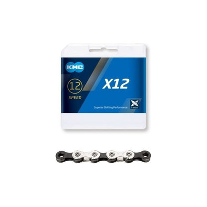 Cadenilla Kmc 12v Plateada X12 Compatible Shimano Y Sram