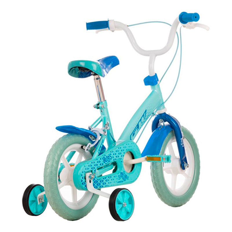 Bicicleta Niña Rin 12 Gw Bugs Doble Freno Con Auxiliar