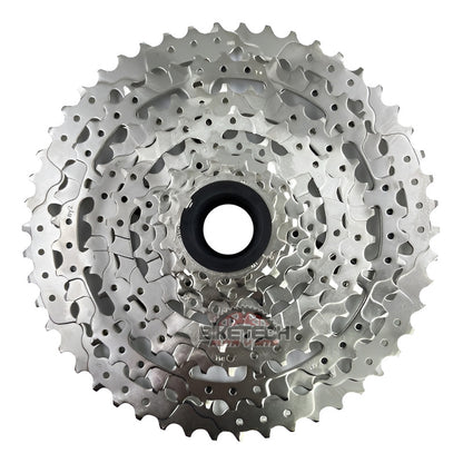 Pacha 9 Velocidades Cassette Sunrace M983 11-50 Bicicleta Cantidad Máxima De Dientes 50 Cantidad Mínima De Dientes 11 Color Gris