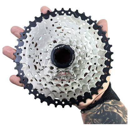 Pacha Cassette Gw 8v 11-42 Y Cadenilla Sunrace M84 8 Velocid Negro 11 40