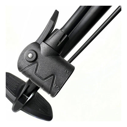 Inflador De Piso Bike Parts  Naranja Con Medidor Todo Tipo De Válvula