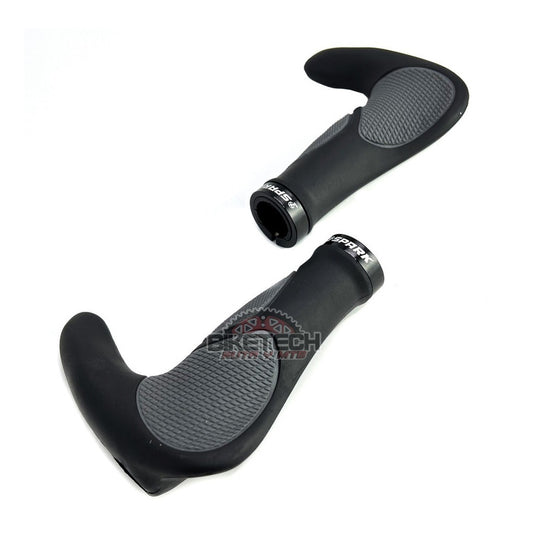 Mangos De Bicicleta Mtb Spark Ergonómicos Soporte Seguridad Negro