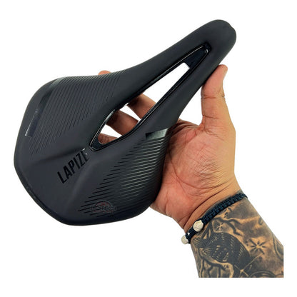 Asiento Sillín Bicicleta Gw Lapize 165mm Antiprostático Negro 25 Cm 16.5 Cm