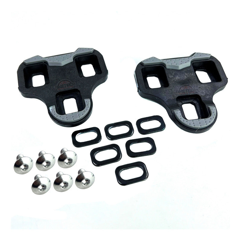 Calas Chocles Gw Zp-110 Compatibles Con Pedales Spd De Ruta Negro/gris
