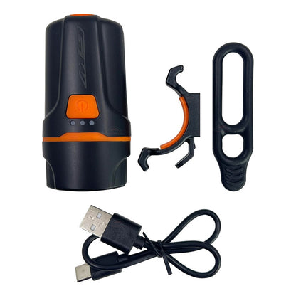 Linterna De Bicicleta Delantera Y Trasera Gw Muy Potente Usb Negro