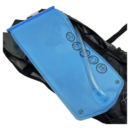 Bolso Morral Ciclismo Gw Hidratación Negro Verde 2 Litros Todoterreno