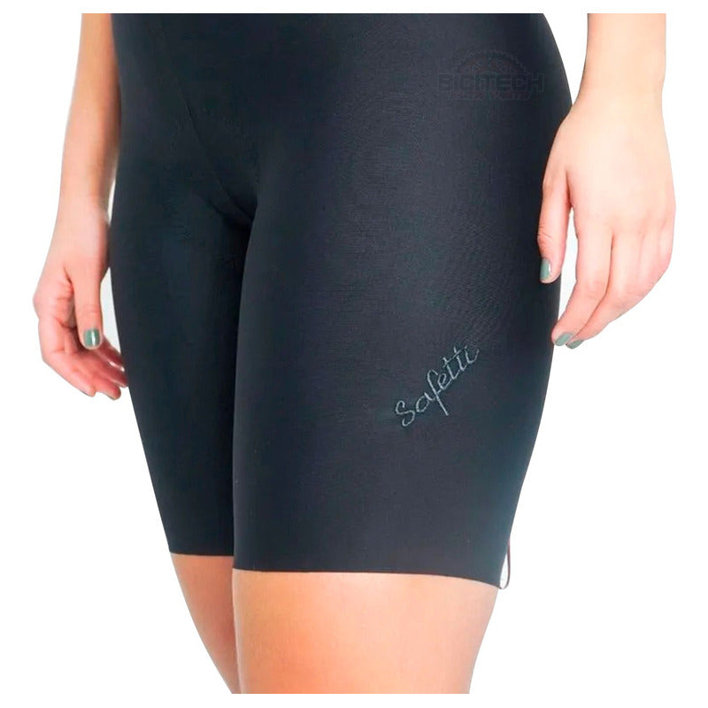 Licra Pantaloneta Ciclismo Safetti Mujer Con Cargaderas