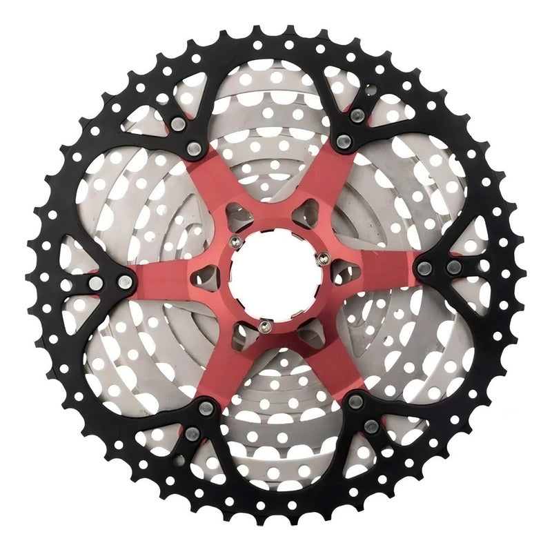 Pacha De 9 Velocidades Gw 11-46 Casette Mtb Cantidad Máxima De Dientes 46 Cantidad Mínima De Dientes 11 Color Plateado