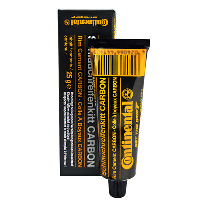 Pegante Continental Tubular Bicicleta Para Rin Carbono 25 Gr Negro