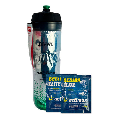 Caramañola Zefal Termica 750ml + 2 Bebidas Elite Hidratantes