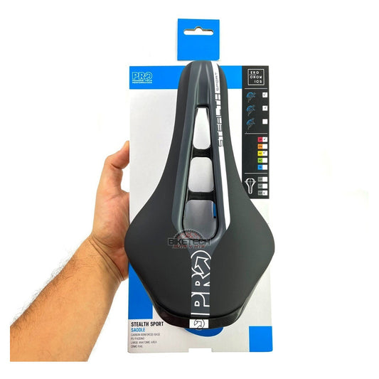 Sillín Pro Bicicleta Ruta Mtb Stealth Sport 142mm