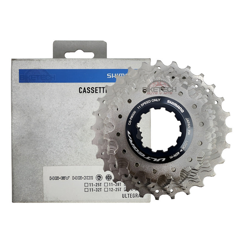 Pacha Cassette Shimano Infantil Juvenil 11 Vel 14-28 Ultegra Gris