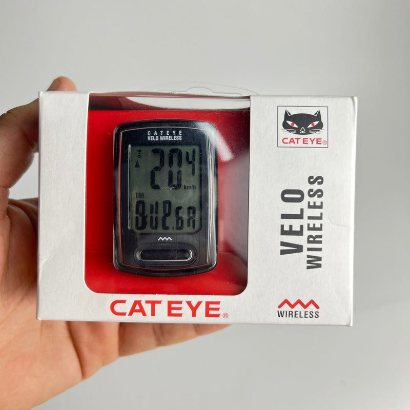 Ciclocomputador Cateye Velo Inalambrico Negro