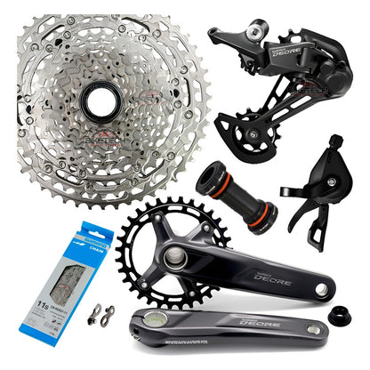 Grupo Shimano Deore M5100 11v Mtb Sin Frenos