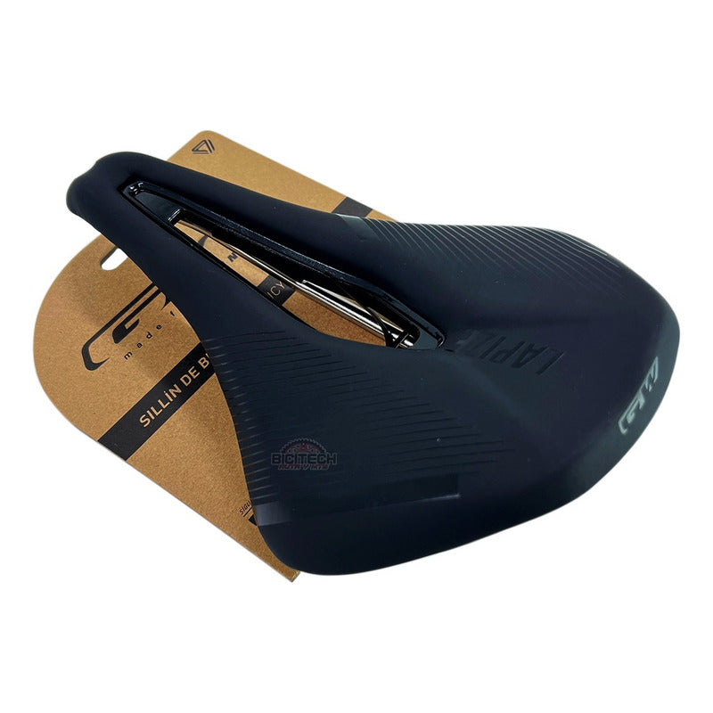 Asiento Sillín Bicicleta Gw Lapize 165mm Antiprostático Negro 25 Cm 16.5 Cm