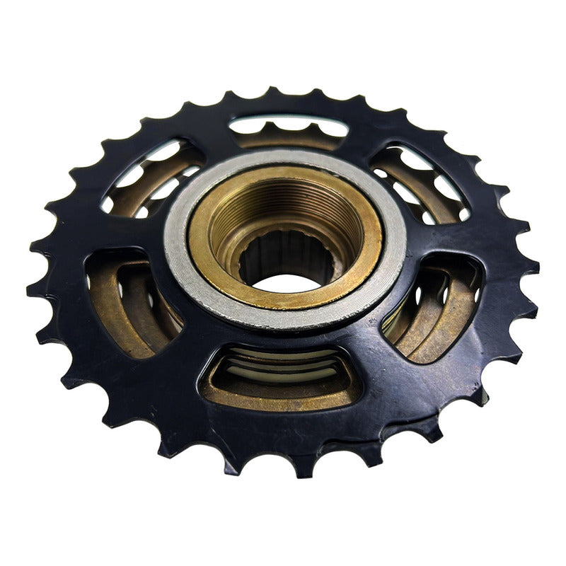 Pacha De Rosca Sunrace M2a 6 Velocidades 14-28 Dientes Mtb Marrón