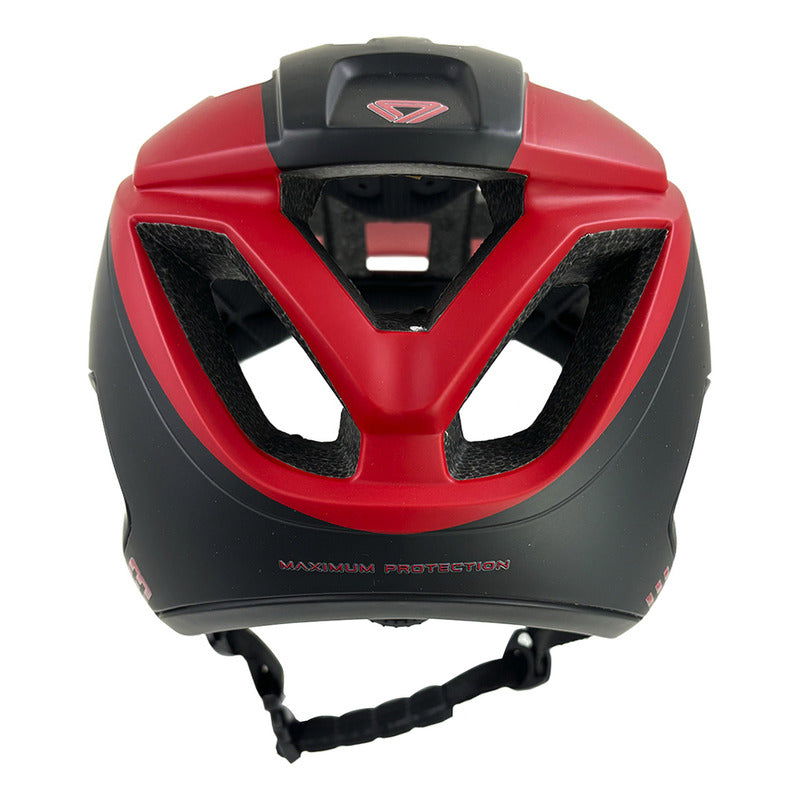 Casco Bicicleta Gw E3 Negro Rojo Enduro Mtb