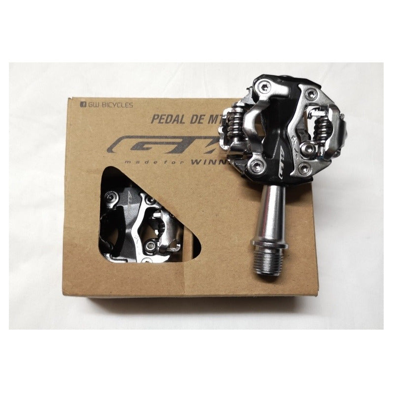 Pedales Mtb Bicicleta Gw Zp 108s En Aluminio Solo Chocles