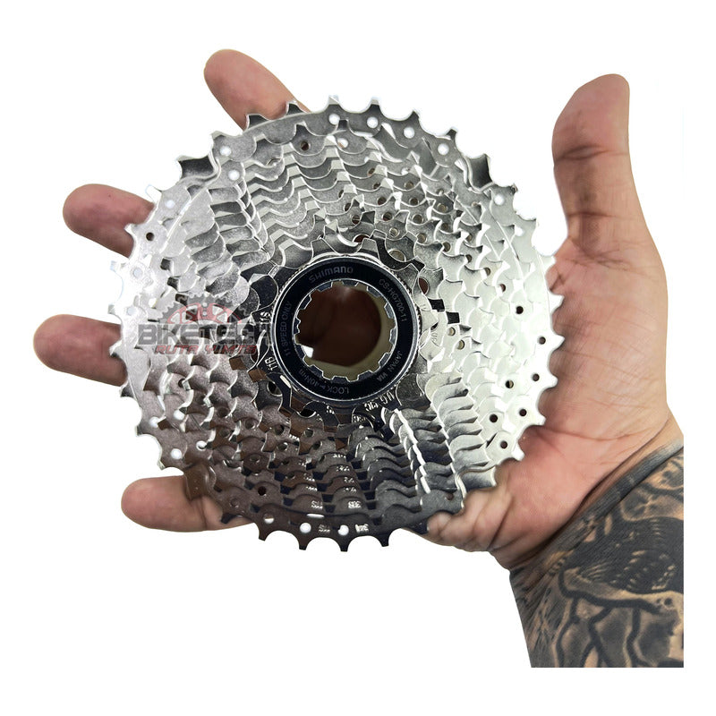 Casete Pacha Shimanoultegra 11v Hg800 11-34 + Cadena Gw Sx11 11 34 Gris