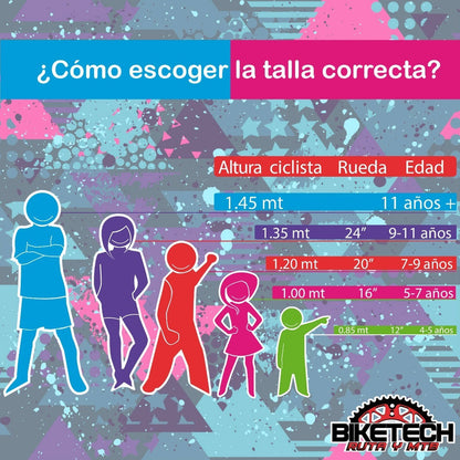 Bicicleta Equilibrio Rin 12'' Gw Extreme Niño Azul Liviana