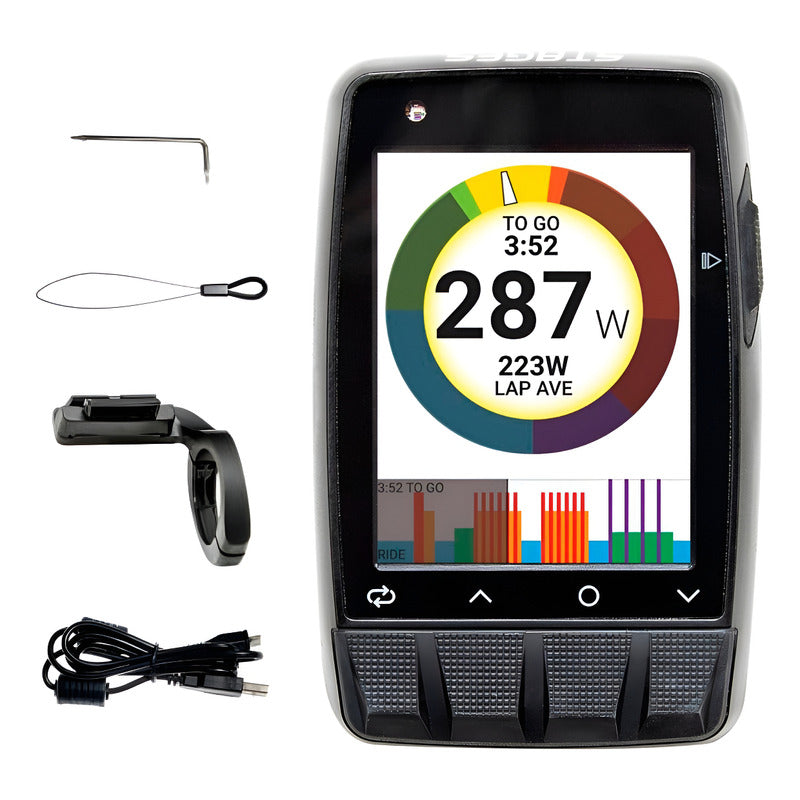 Ciclocomputador Stages Dash M50 Gps Velocimetro Ciclismo Negro