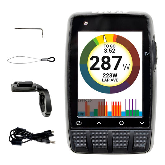 Ciclocomputador Stages Dash M50 Gps Velocimetro Ciclismo Negro