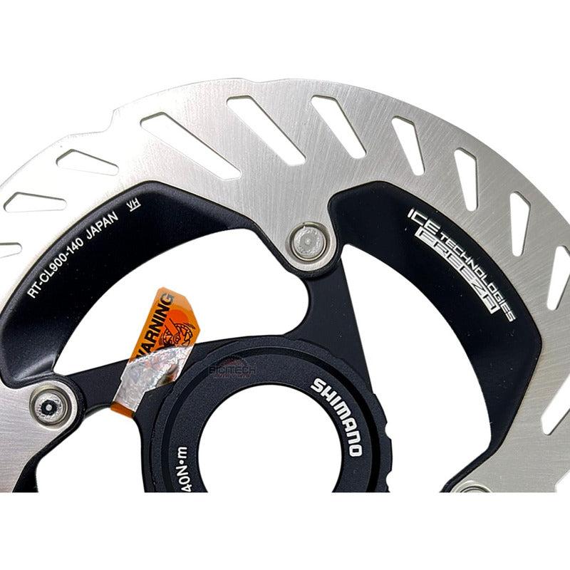 Disco Rotor Shimano Rt- Cl900 Ice Tech Centerlock 140mm Plateado
