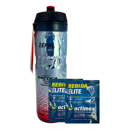 Caramañola Zefal Termica 750ml + 2 Bebidas Elite Hidratantes