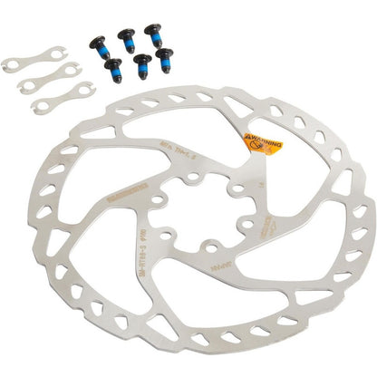 Disco / Rotor Shimano Sm Rt66 160mm De 6 Tornillos Plateado