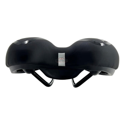 Asiento Sillín Bicicleta Itook Gel Antiprostático Ruta Mtb Negro 28 Cm 16 Cm