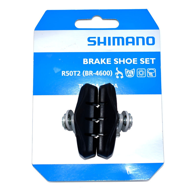 Tacos Zapata Shimano Sora /tiagra Br-4600  Freno Borrador Negro