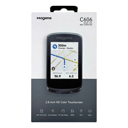 Ciclocomputador Táctil Gps Magene C606 Ciclismo Negro