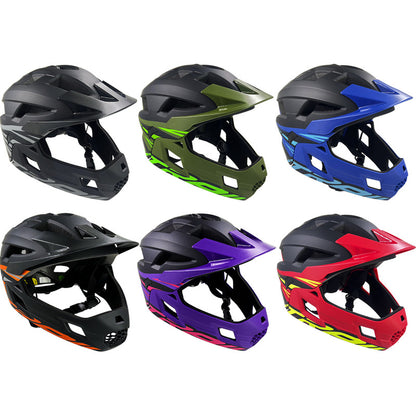 Casco Para Niños Niñas Ontrail Racer Full Face Bmx