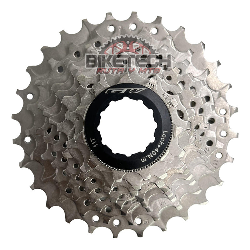 Pacha Gw 8v Bicicleta Ruta 11-28 + Cadenilla Shimano 8v Hg40 11 28 Gris
