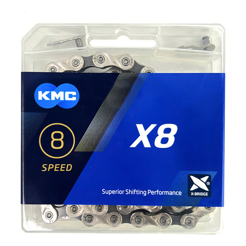 Pacha Cassette 8 Velocidades Gw 11-42 Cadena Kmc X8 Compatible Con Shimano