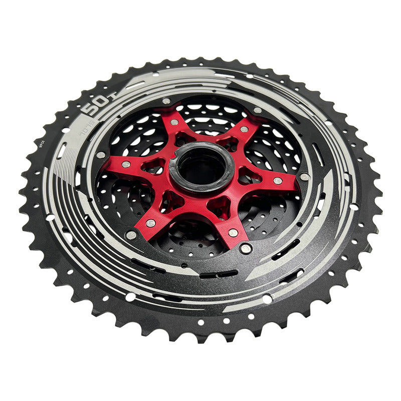 Cassette Mtb 11 Velocidades Sunrace Mx8 11-50 Dientes Negro Acero