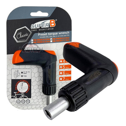 Herramienta Torquímetro Bicicleta Superb 5nm Punta Torx Hexa