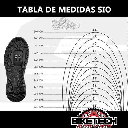 Zapatillas Mtb Sio Sm Montaña Spinning